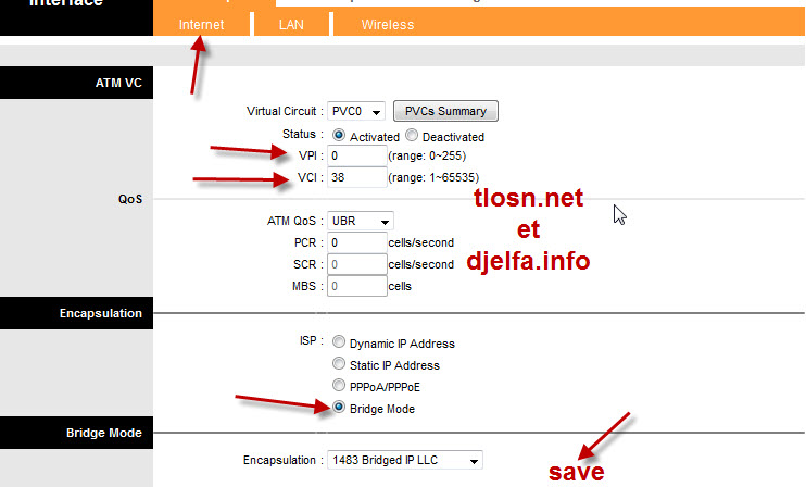 comment installer un modem wifi djaweb admin